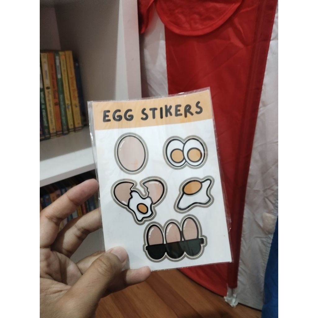 Sticker Sheet Telur /Egg Sticker Sheet