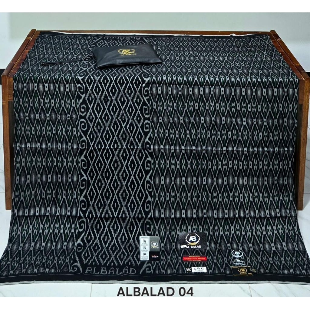 SARUNG AL BALAD KWG BAHAN MESRES JAHIT TENGAH