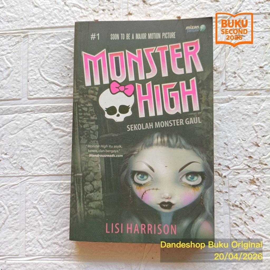 Monster High Sekolah Monster Gaul oleh Lisi Harrison - Novel Bekas Preloved