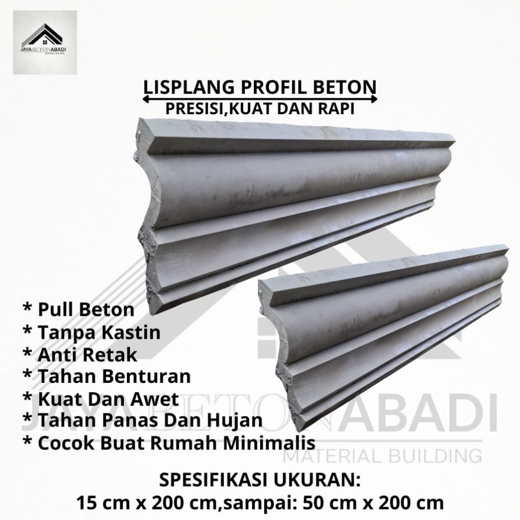 JAYA BETON ABADI,LIS PLANG PROFIL BETON,LIS BETON, LIS PROFIL, Profilan Pull  Beton