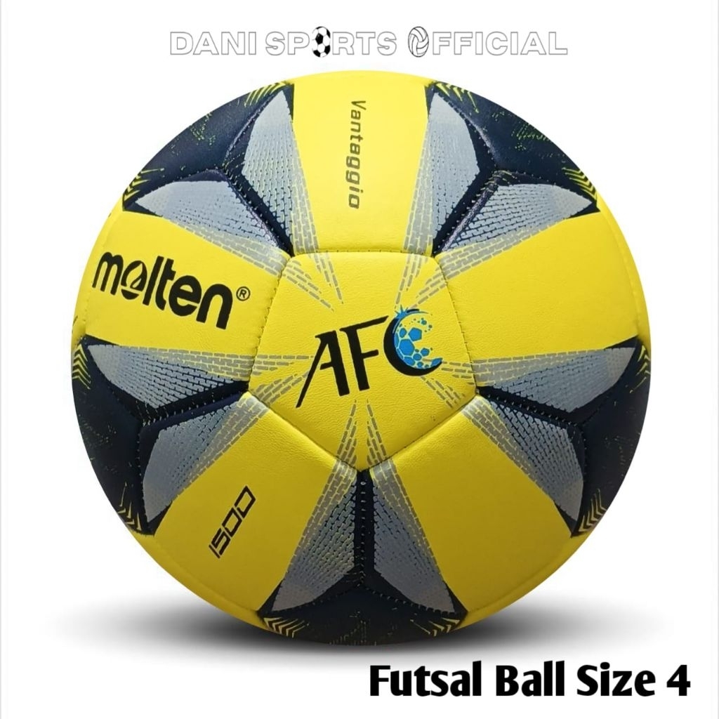 MOLTEN VANTAGGIA Bola Futsal Size 4 Futsal Molten Jahit Mesin Original Lokal