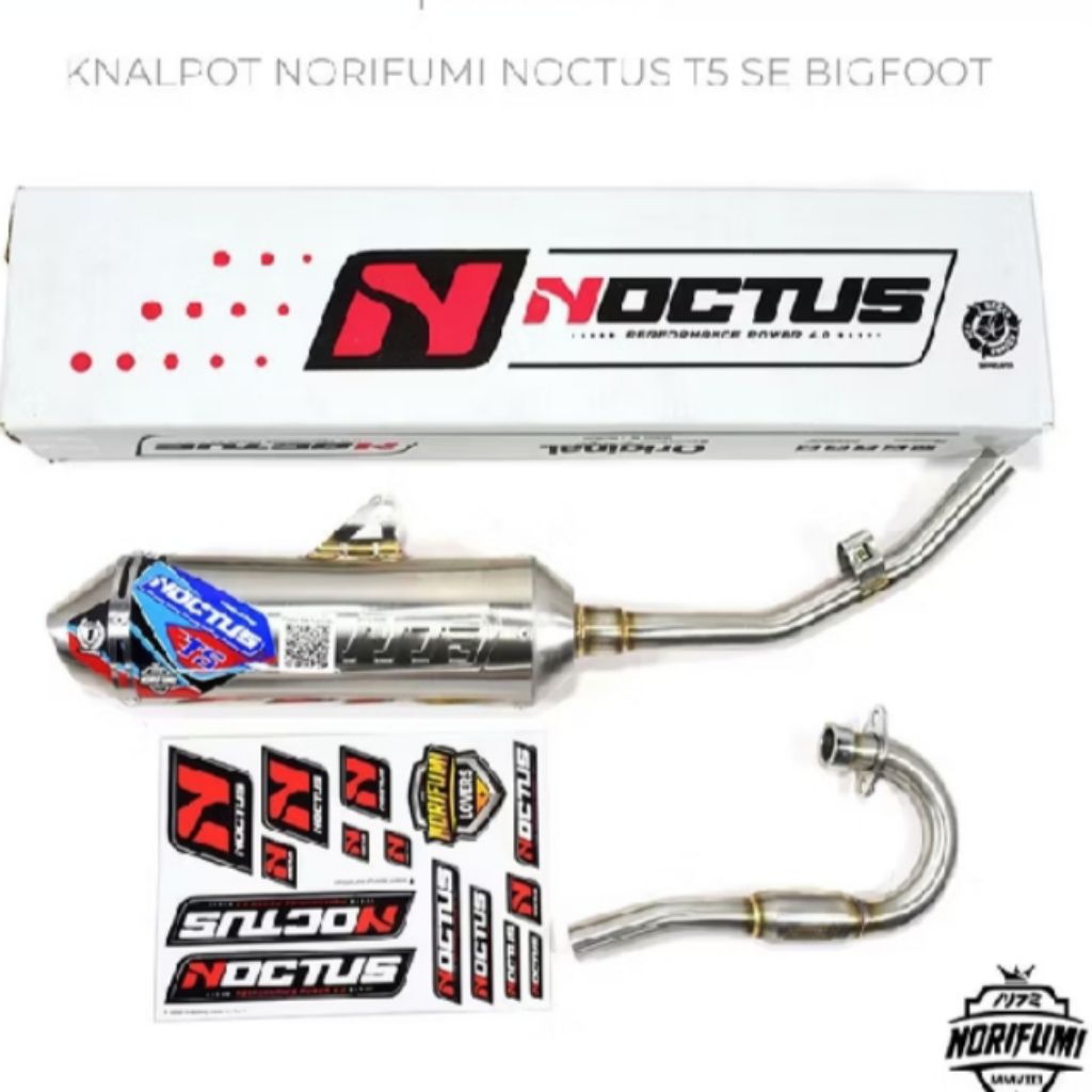 KNALPOT NOCTUS T5 KLX DTRACKER ORIGINAL KNALPOT KLX DTRACKER NOCTUS T5