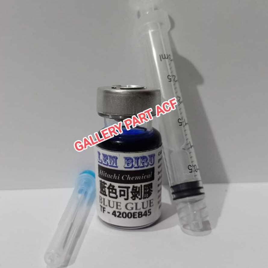 Lem Biru Atau Lem Setelah bonding COF LCD