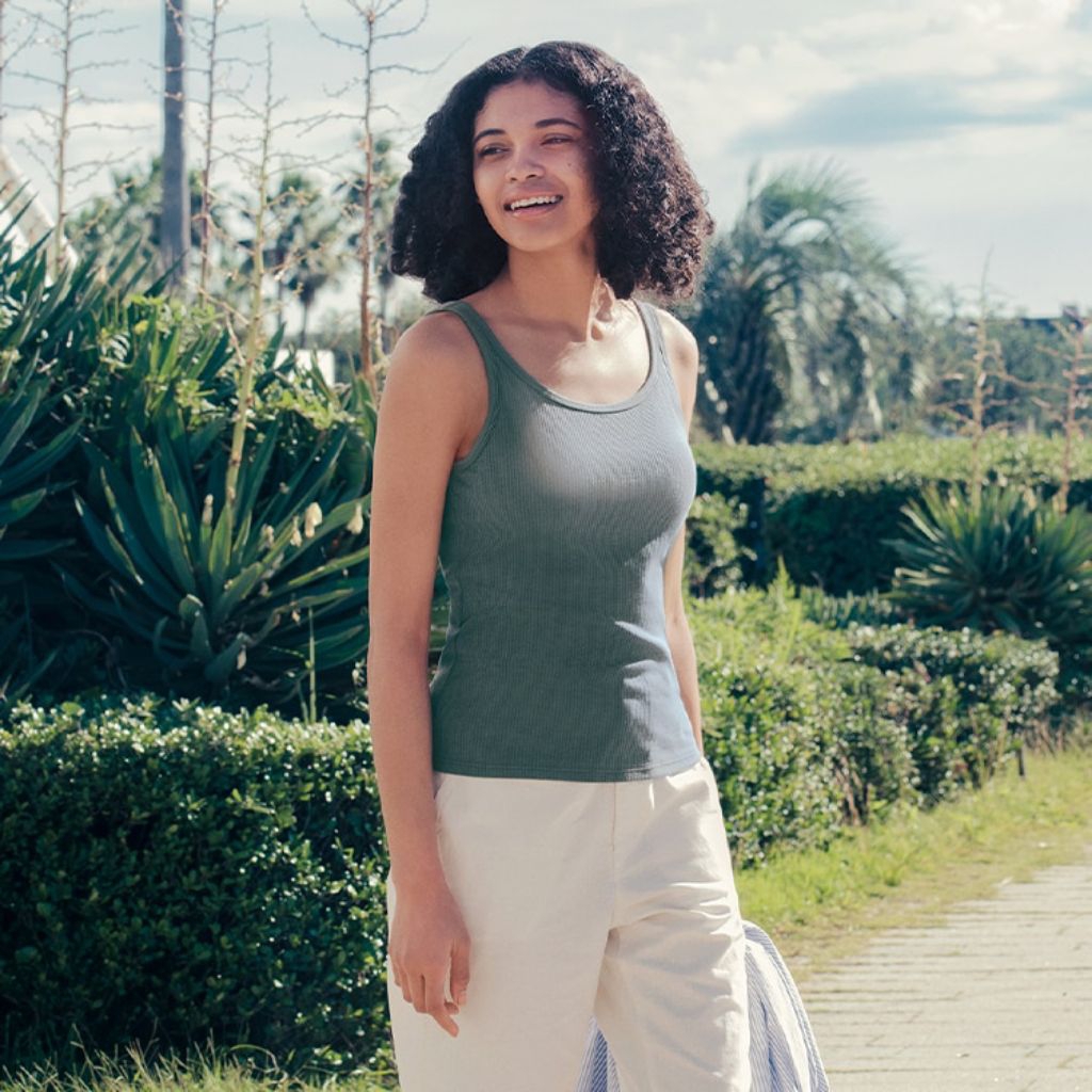 tanktop tanpa bra/ tanktop bra (ada GU, Uniqlo, Airism)
