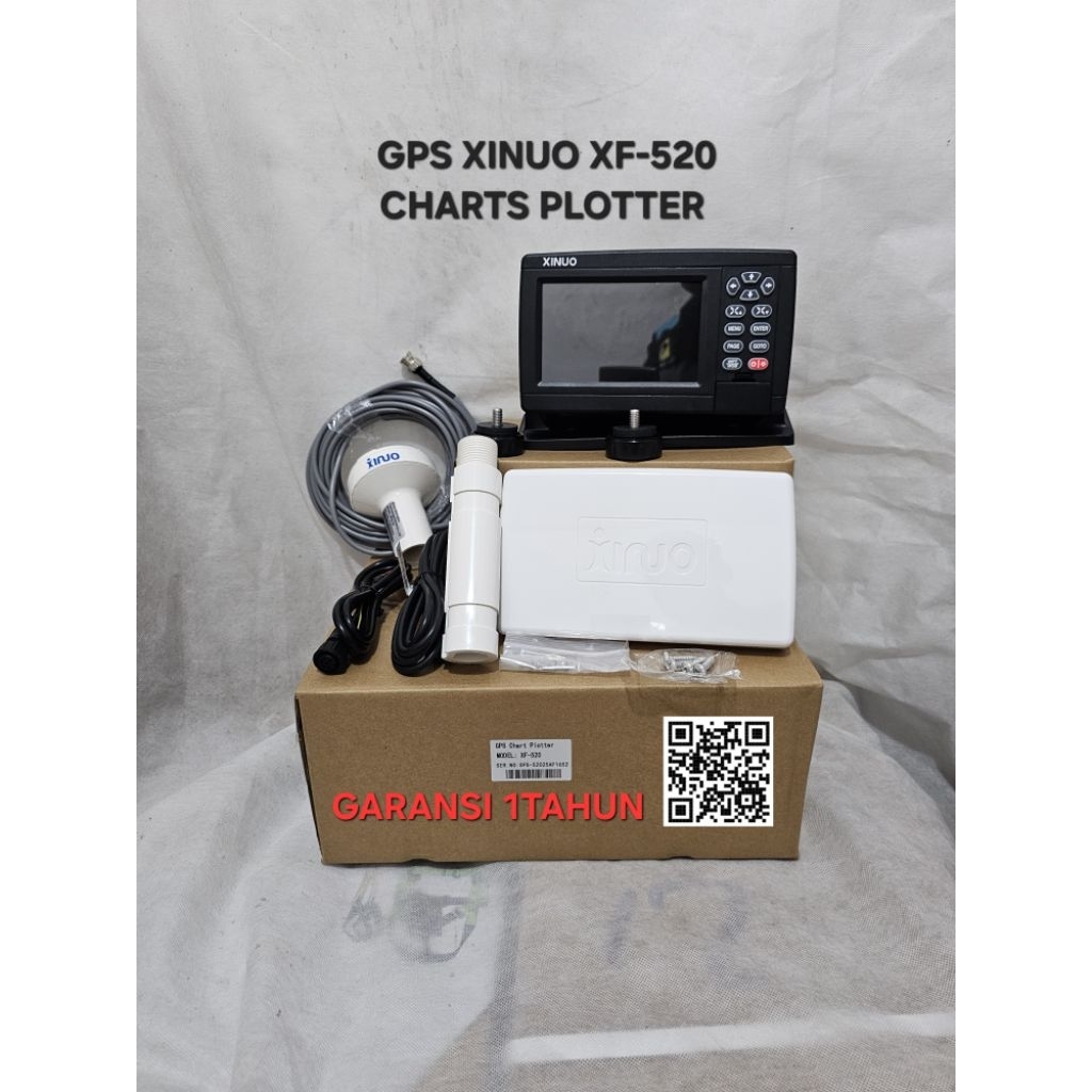 GPS XINUO XF-520 CHARTS PLOTTER GARANSI GPS KAPAL