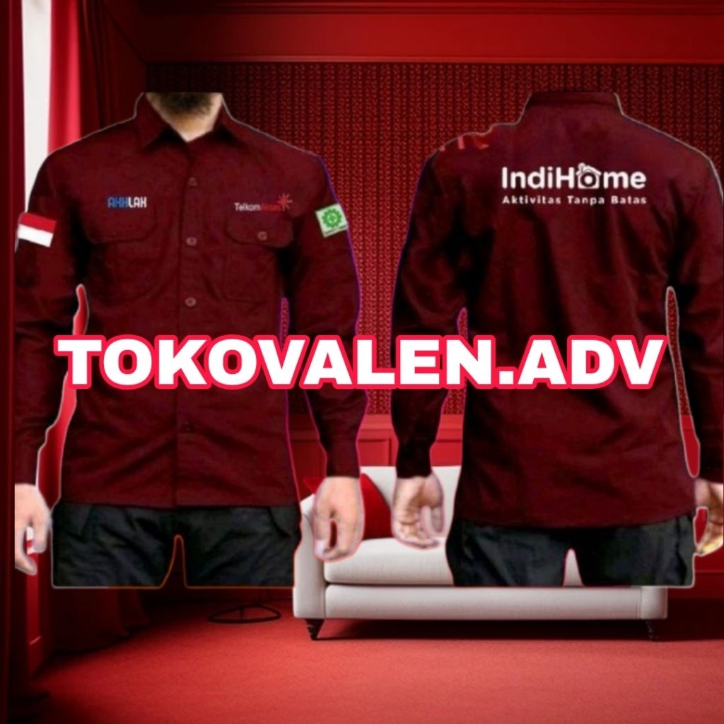 Kemeja Indihome Baju Indihome Seragam Indihome