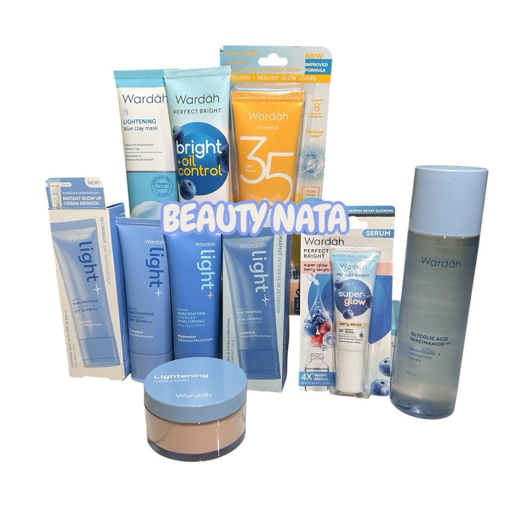 Paket Wardah Lightening Serum Kecil + Sunscreen SPF35 Original/BPOM/Terbaru/Terlaris