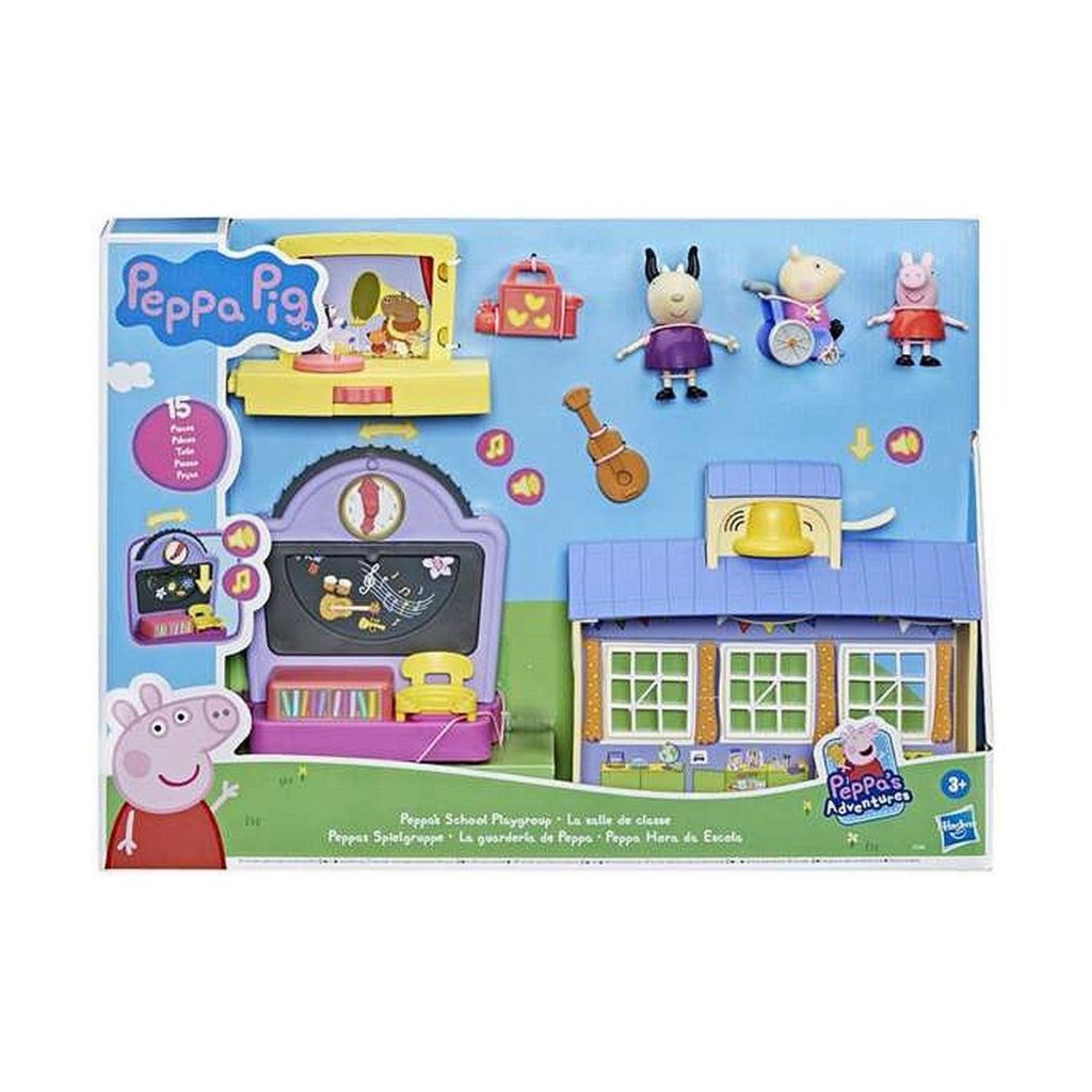 PEPPA PIG MAINAN SCHOOL PLAYGROUP PLAYSET ORIGINAL HASBRO PEPPA PIG PEPPA SCHOOL PLAYGROUP MAINAN PL