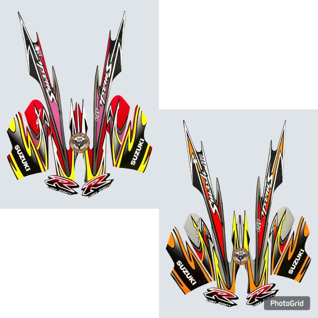 Stiker Striping Smash 110R 2004 2005