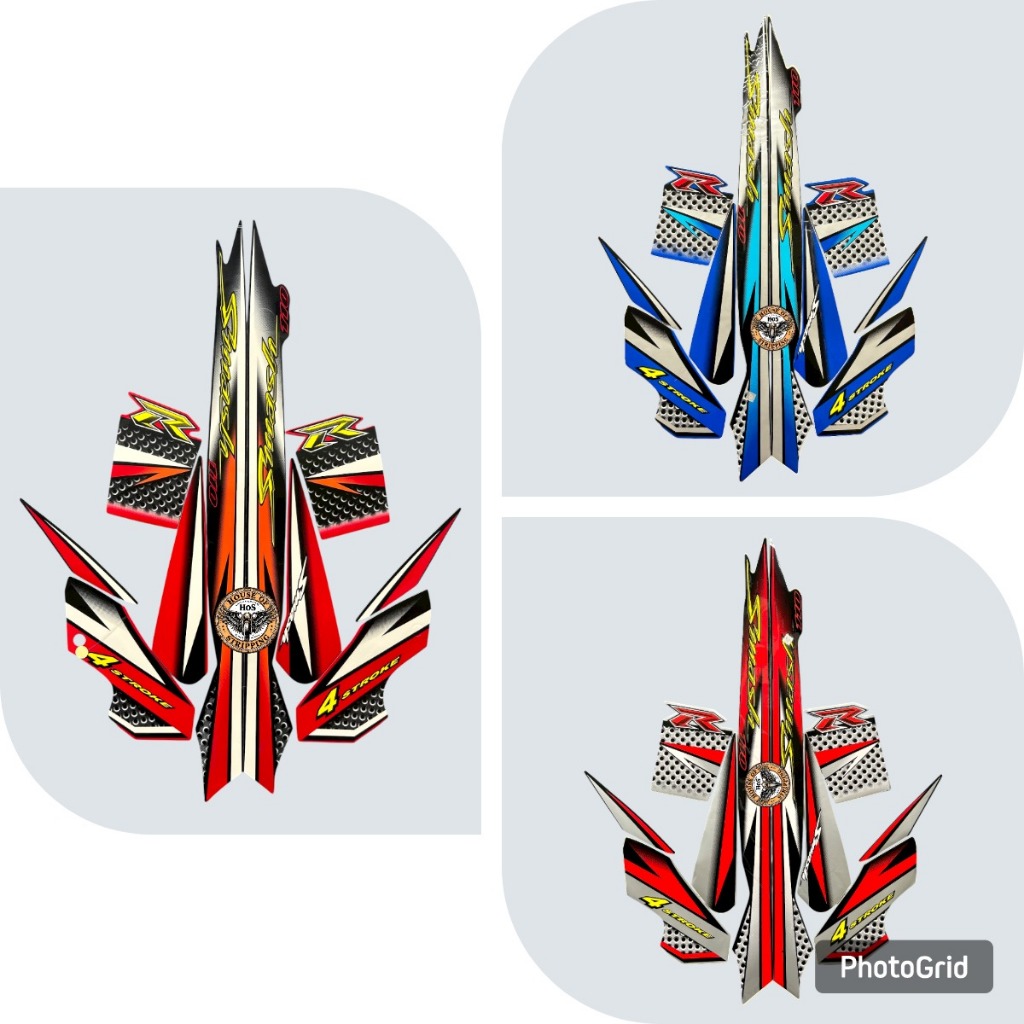 Stiker Striping Smash 110R 2006