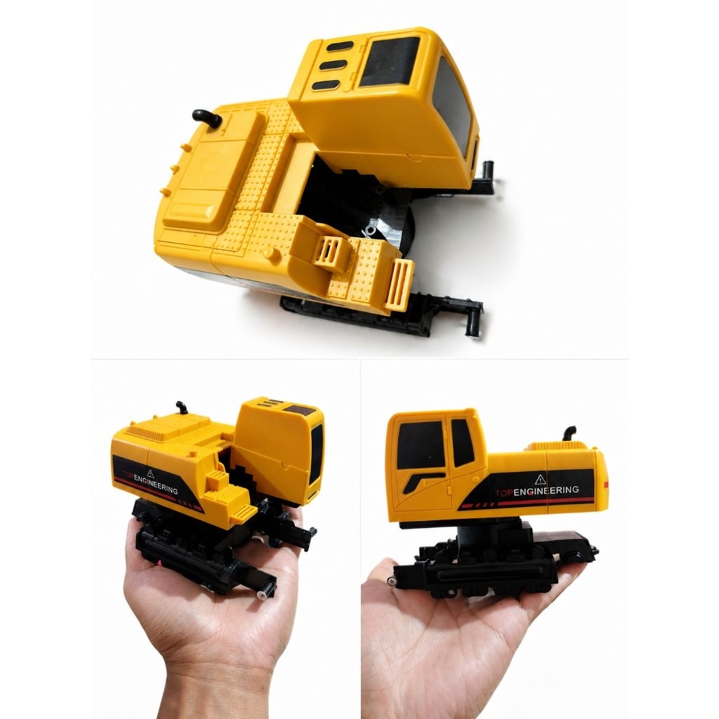 Miniatur Excavator RC Skala 1:24 – Bodi Detail Realistis Siap Modif