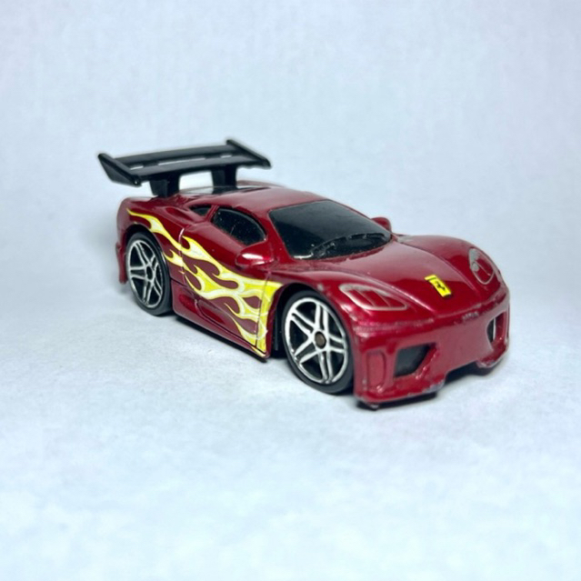 Hot Wheels Ferrari 360 Modena Tooned Metalflake Dark Red Loose