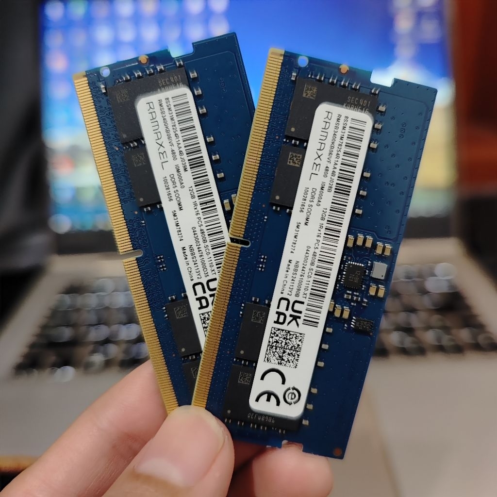 SODIMM RAMAXEL 12GB DDR5 4800MHz RAM Laptop Madep