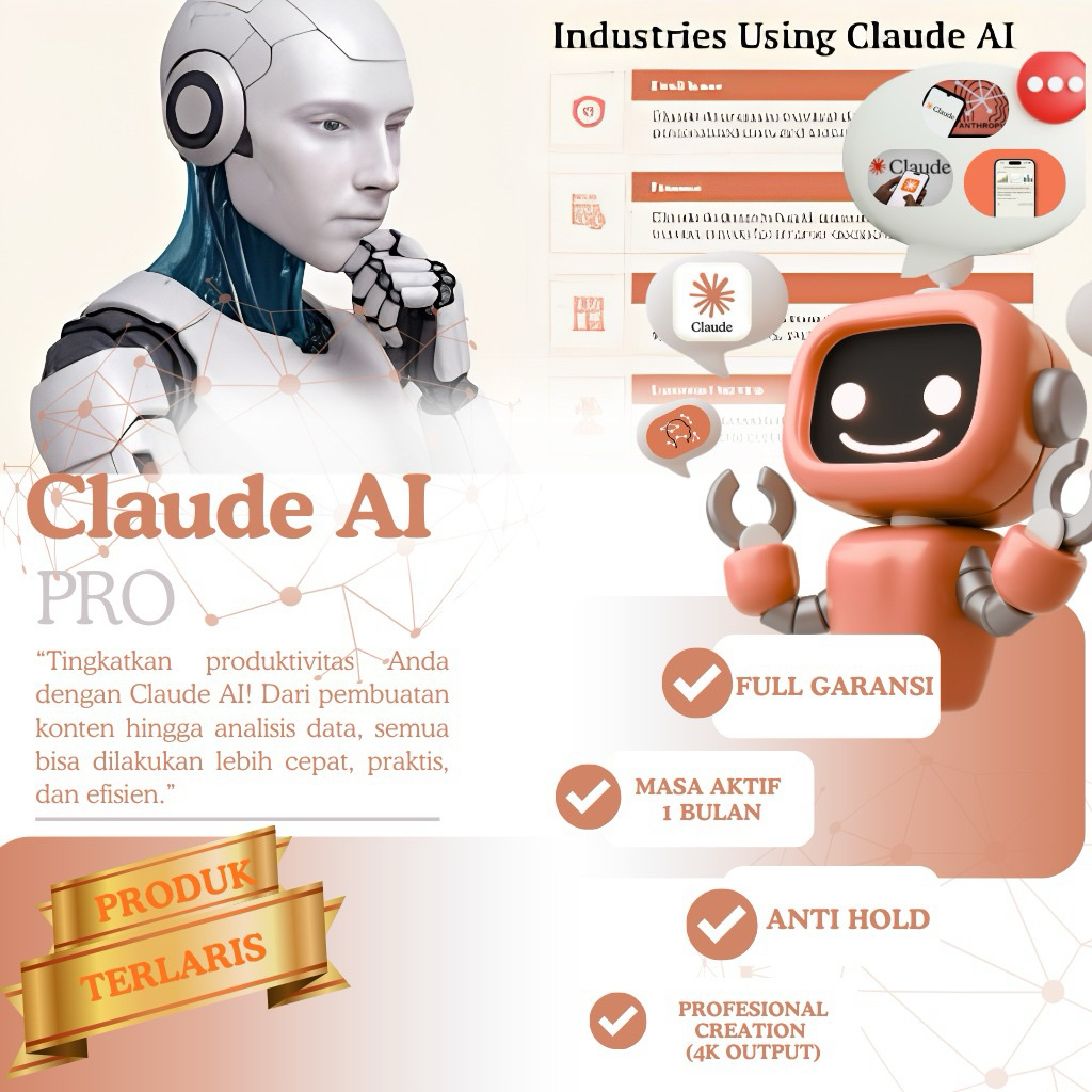 Claude Ai - Lebih Canggih Dari ChatGPT Open Ai - Private Full Garansi | Software Data Analisis