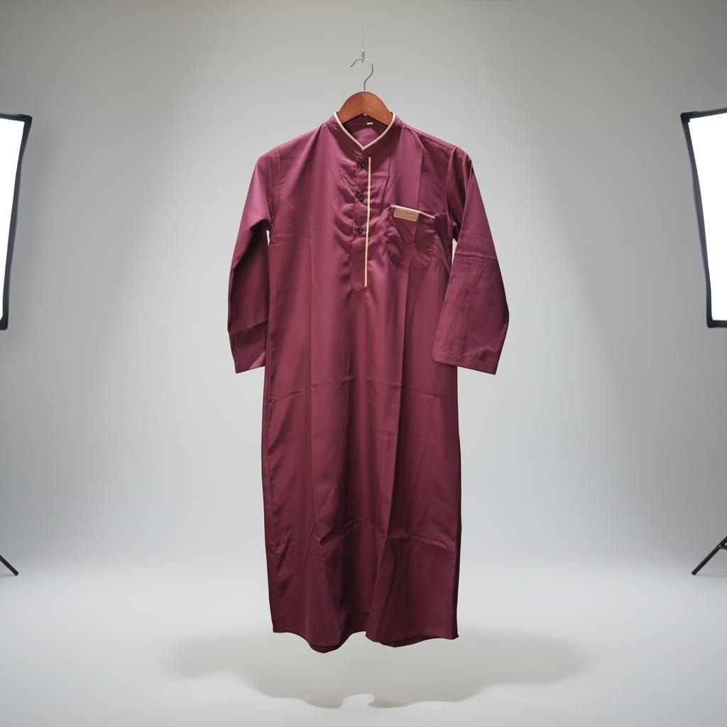 Jubah Anak Laki-Laki Umur 1 - 12 Tahun Gamis Jubah Anak Polos Lengan Panjang