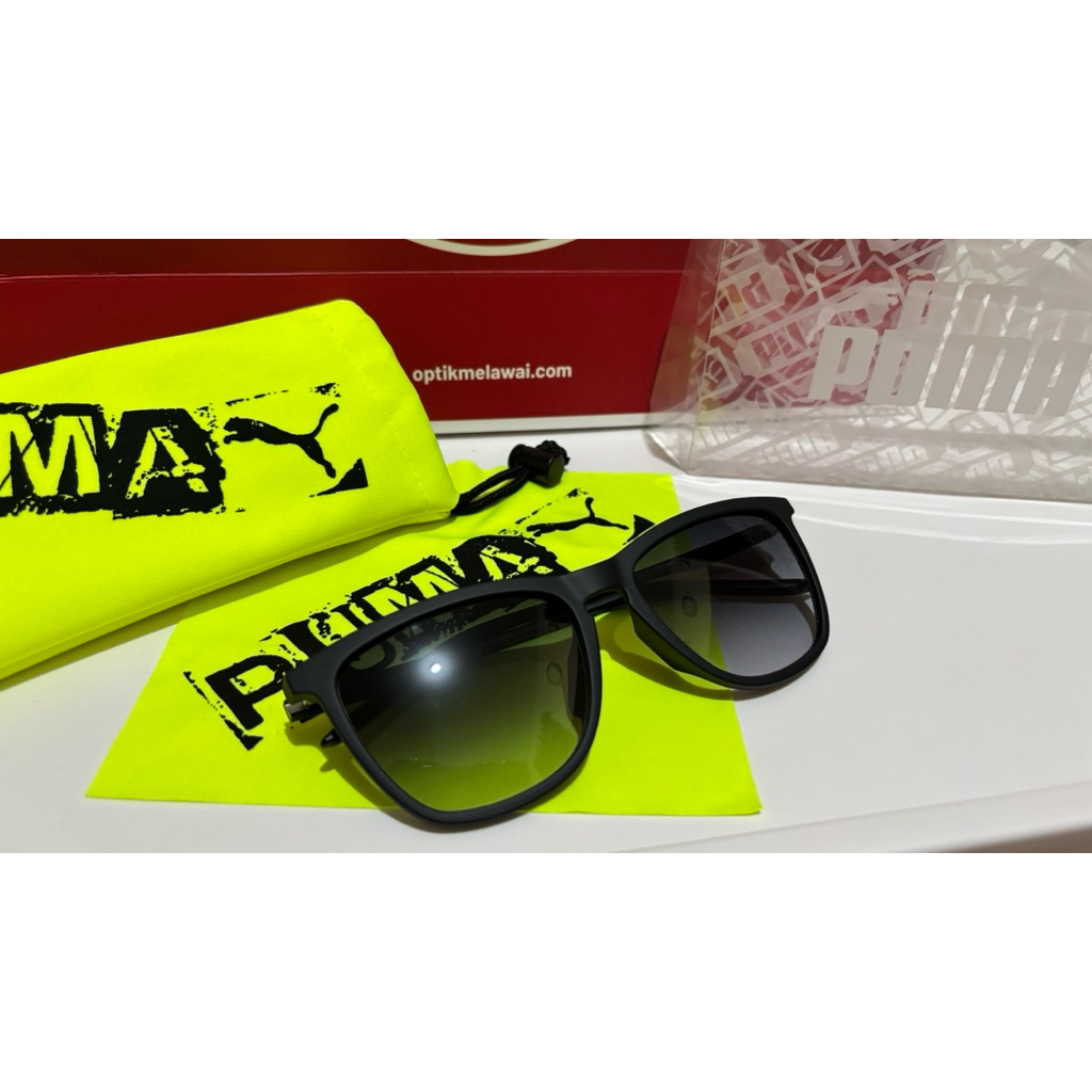 Puma Sport Sporty Sunglasess Kacamata Hitam Pria Original Olahraga