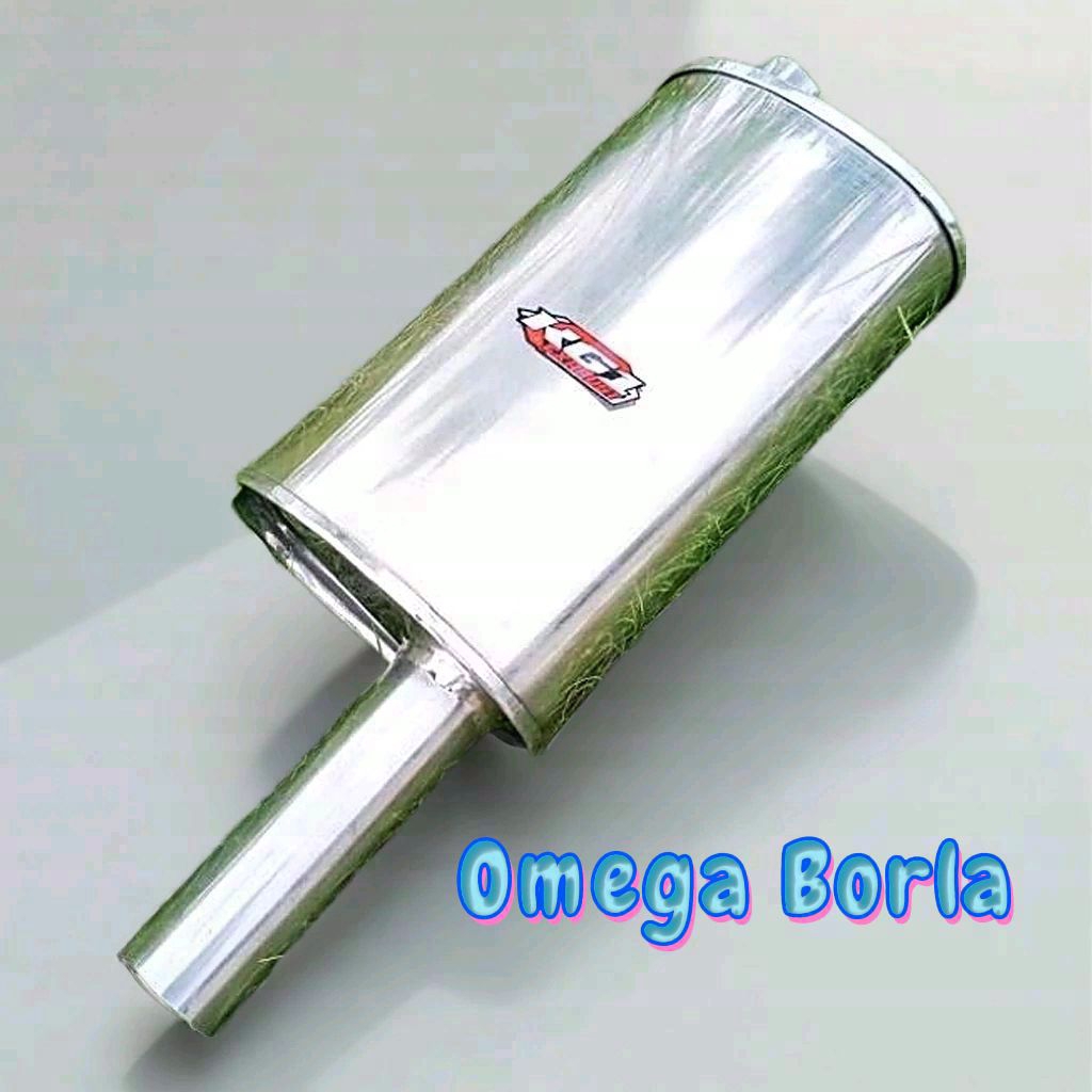 Knalpot mobil Omega Borla bas adem murah stainless racing Adem Bass murah stainless