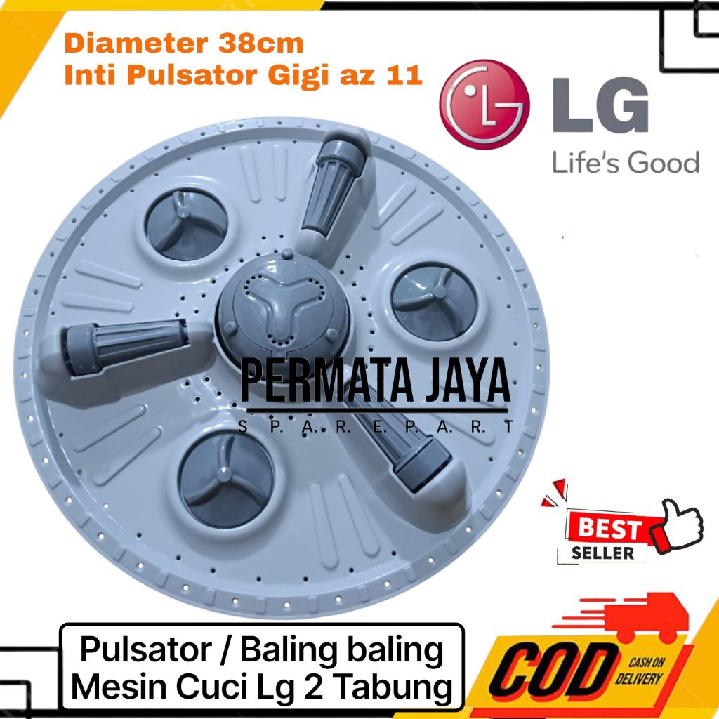 PULSATOR LG WP850 WP120 WP90 EP120R WP1060R WP1060 WP1250R WP1250 LG 2 TABUNG 38CM GERIGI 11 TEBAL