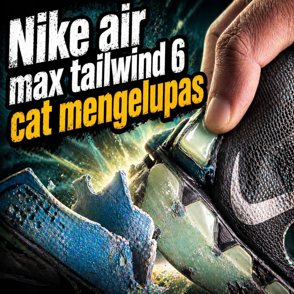 [LEM TERKELUPAS] Nike Air Max Tailwind 6 Black Blue - Size 39 (2013)