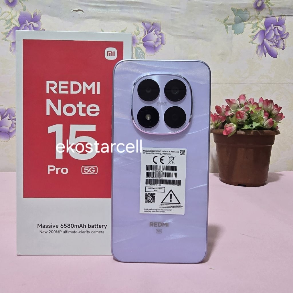 XIAOMI REDMI NOTE 15 PRO 5G 8/256GB & 12/512GB SECOND