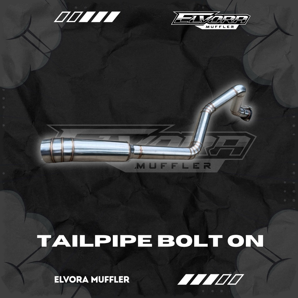 Bold on + Tailpipe Knalpot Pajero Lama/Baru, Triton Lama/Baru