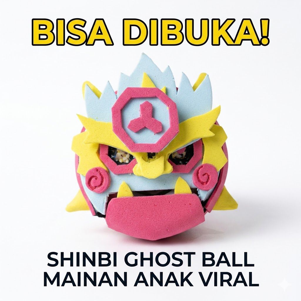 Mainan Gelang Shinbi Ghost Ball Season 5 Bola Makhluk Bisa Dibuka Handmade