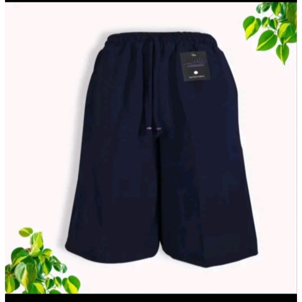 Kulot Pendek Crinkle Jumbo Celana Pendek Wanita 7/8 Cringkle kulot wanita terbaru
