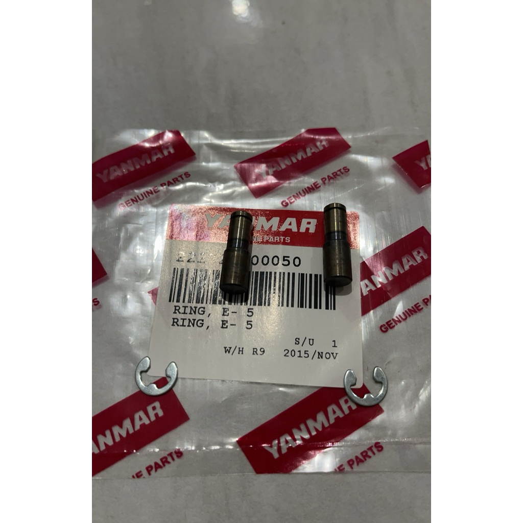 pin fork ORI + kancing untuk traktor yanmar yst yzc pro xl (1 set 2 pcs)