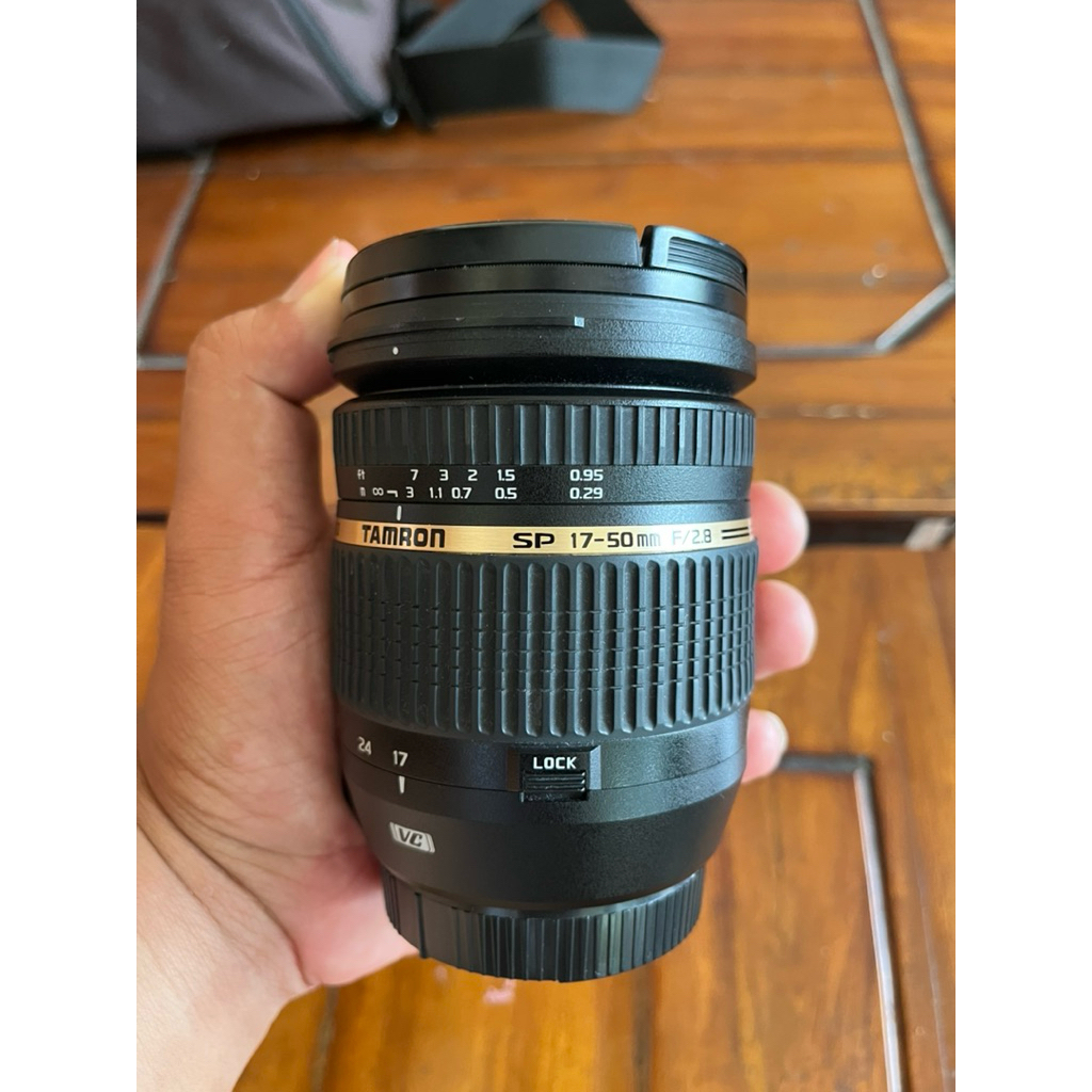 Lensa wide Tamron 17 50mm SP VC for canon termurah
