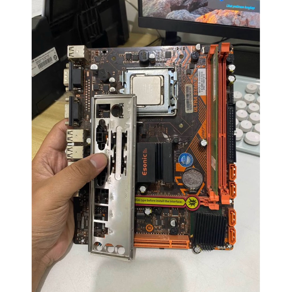 paket core 2 duo e7500 g41 lga 775 ram 2gb ddr3