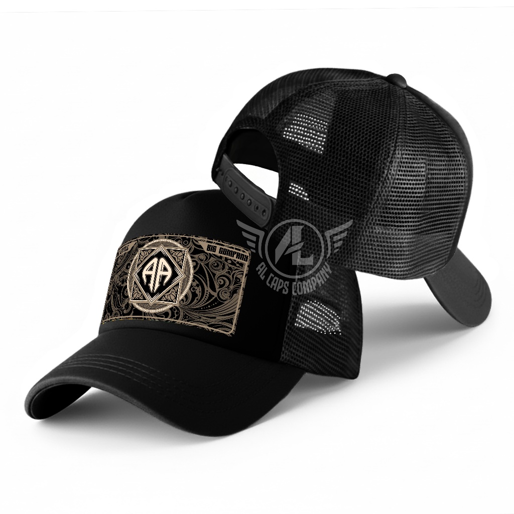 TOPI JARING PRIA DAN WANITA DEWASA " INISAL NAMA " ( FREE PACKAGING BOX )