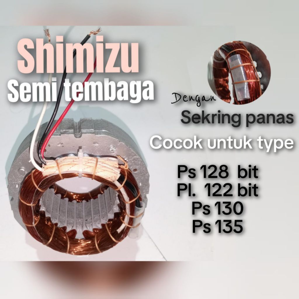 stator shimizu semi tembaga