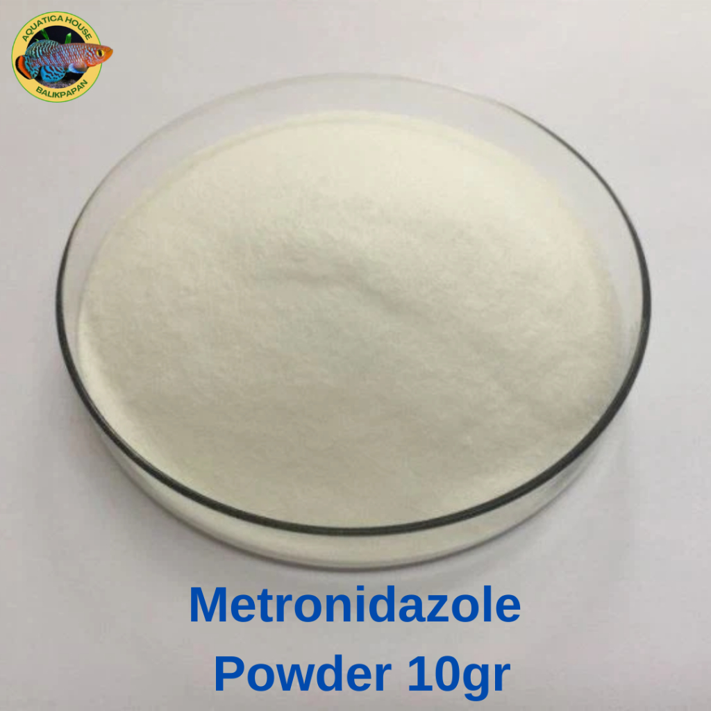 Metronidazole Powder/Obat Ikan Hias (Bloating/Sisik Nanas Dropsy/Berak Putih/Parasit)