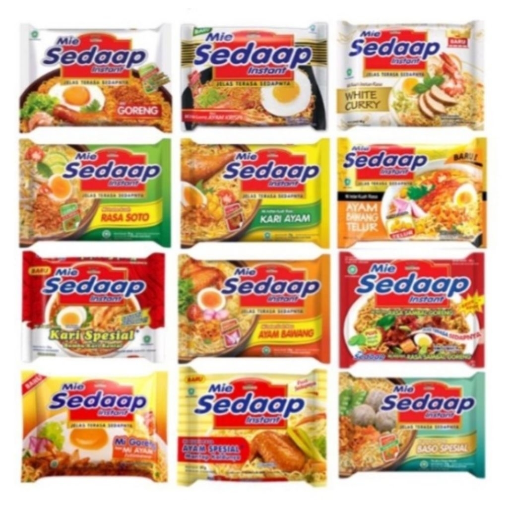 MIE SEDAAP ALL VARIAN GORENG SOTO MADURA KOREAN SPICY CHICKEN SOTO PEDAS SEDAP GROSIR MURAH CEMILAN 