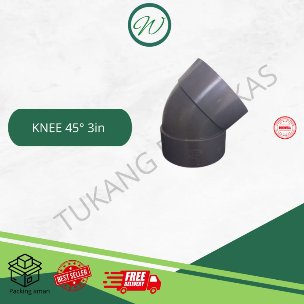 ELBOW/KNEE 45° 3IN