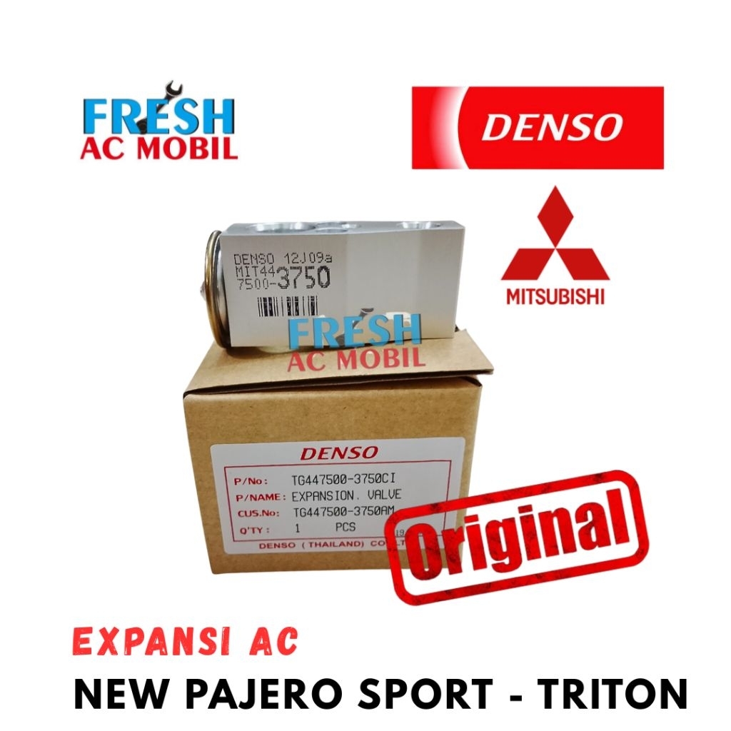 EKSPANSI AC MITSUBISHI NEW PAJERO SPORT - TRITON ORIGINAL DENSO EXSPANSI MITSUBISHI ORIGINAL DENSO.