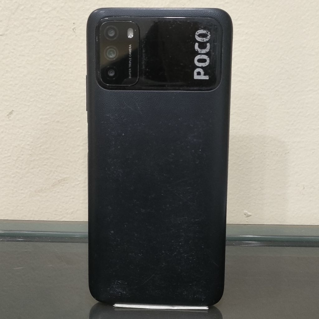 Handphone Xiaomi Poco M3 Ram 6 128GB (Batangan Tanpa Charger)