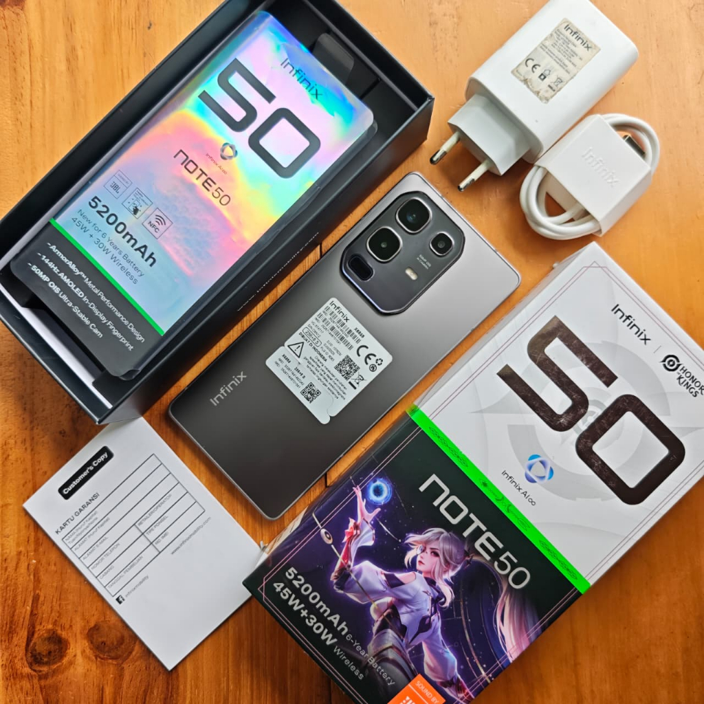 INFINIX NOTE 50 SECOND 8/256GB HANDPHONE SECOND HP SEKEN HP BEKAS HP MURAH