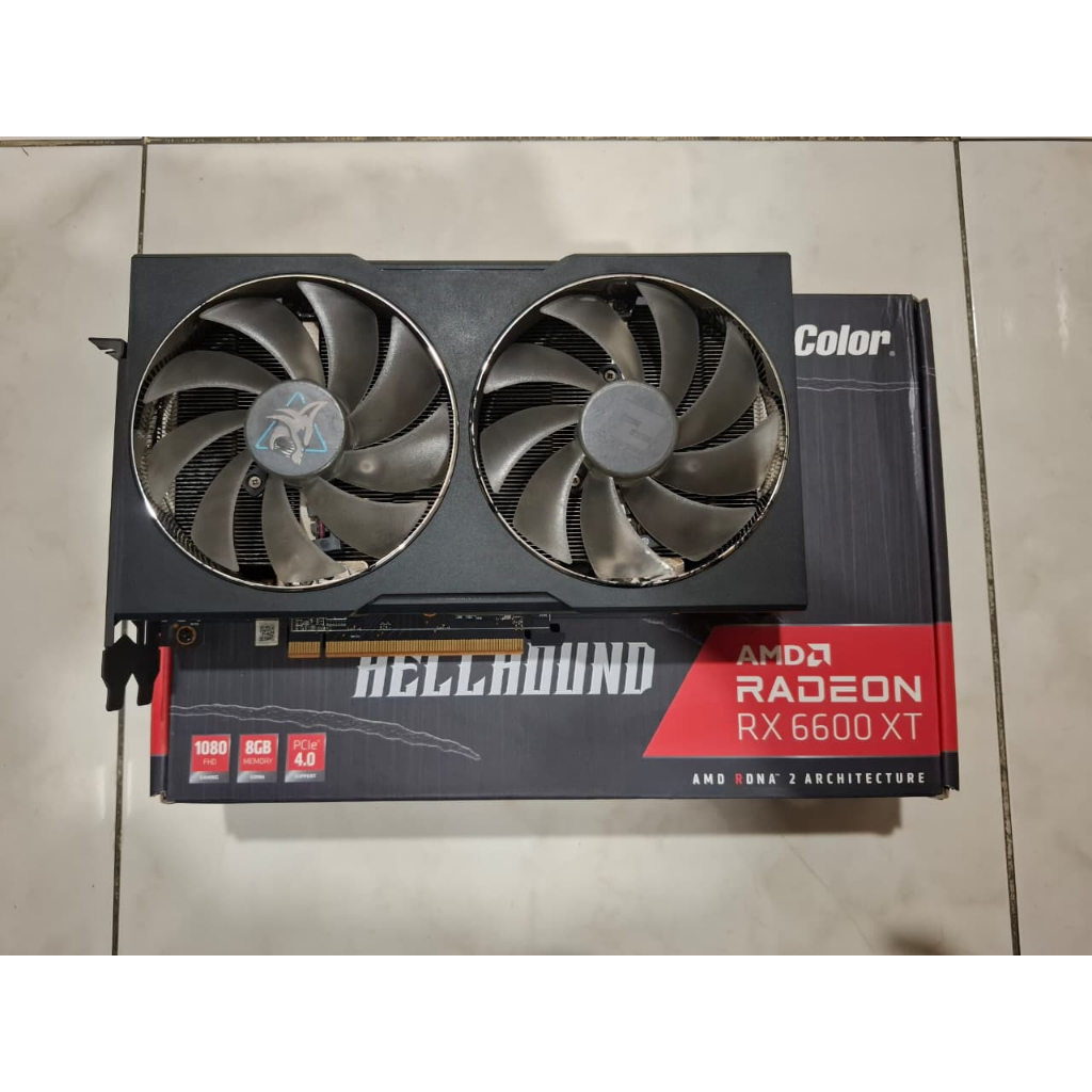 VGA PowerColor Hellhound AMD Radeon RX 6600 XT / 6600XT 8GB GDDR6 - Second 2ND
