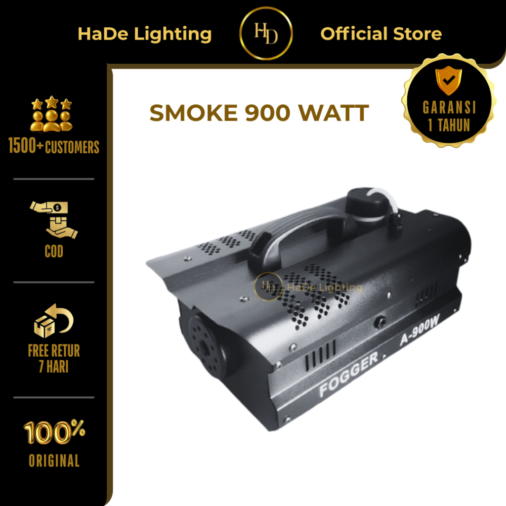 Mesin Asap Panggung 900 Watt - Smoke Gun Mesin Fogging Asap Tebal Fogger Panggung 900 Watt