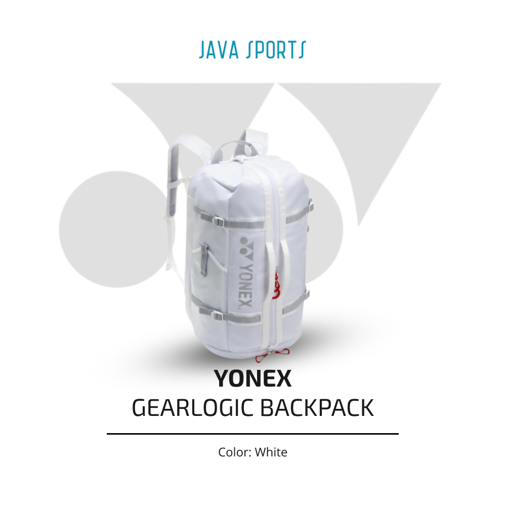 Tas Ransel Raket Tenis Yonex Gearlogic BA 72612 EX Original Yonex Tennis Racket Backpack | White