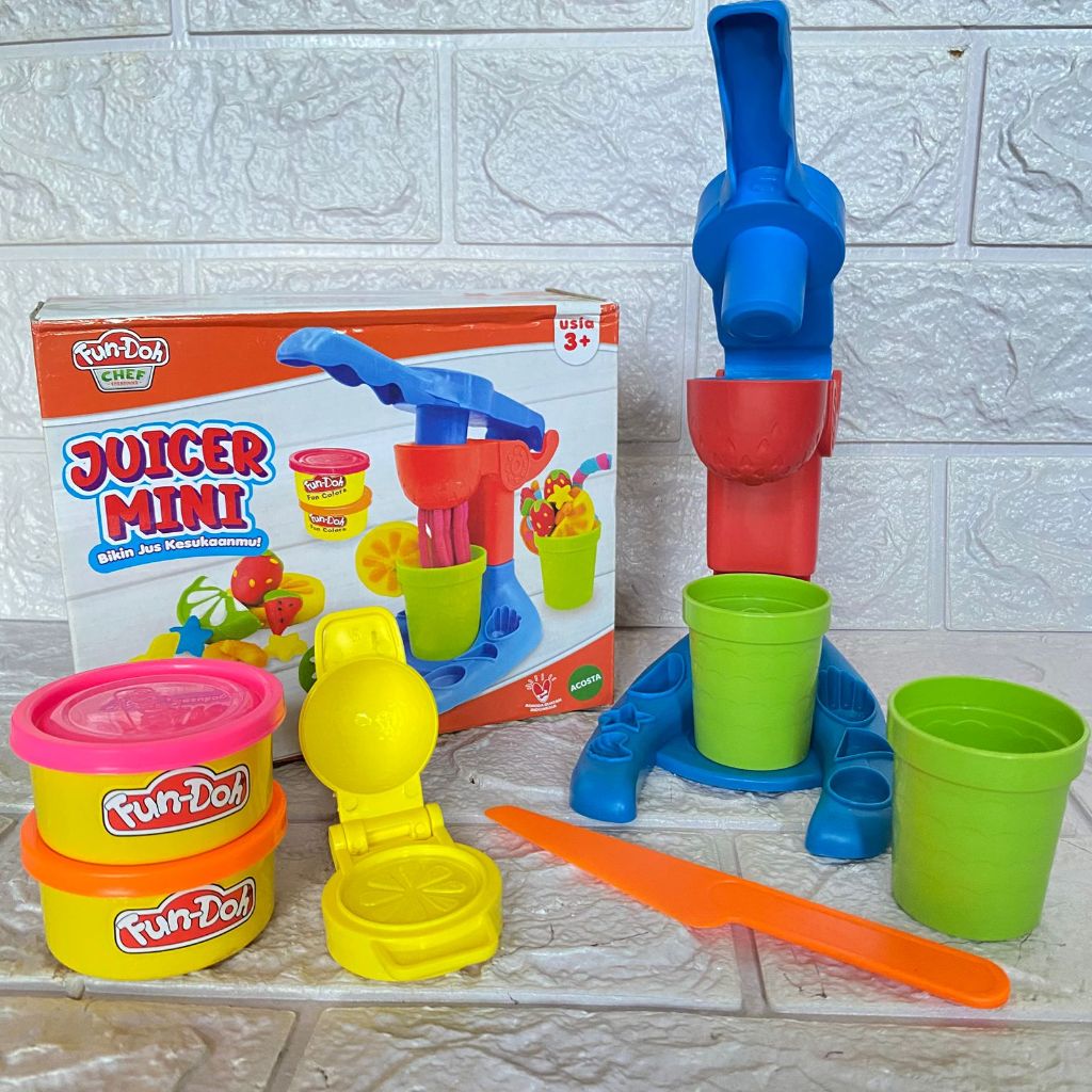 GAMA TOYS - MAINAN ANAK FUNDOH / FUNDOH JUICER MINI /MALAM PLASTISIN (28194)