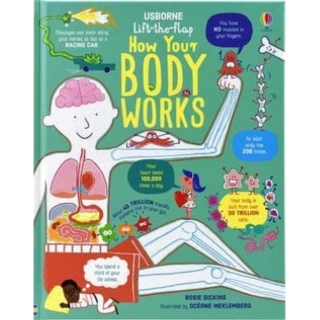 USBORNE LIFT THE FLAP: HOW YOUR BODY WORKS (NEW)