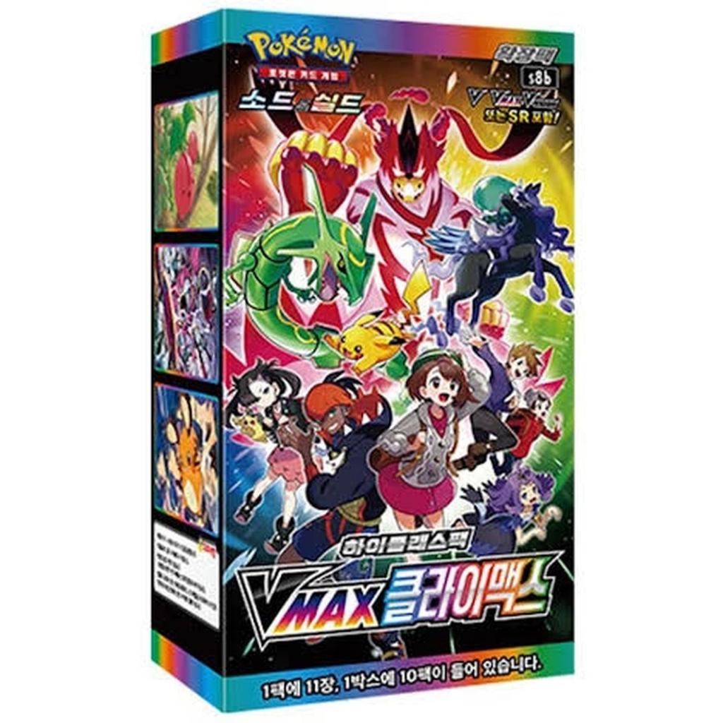 Pokemon VMAX Climax Booster box ( bahasa korea ) Pokemon tcg