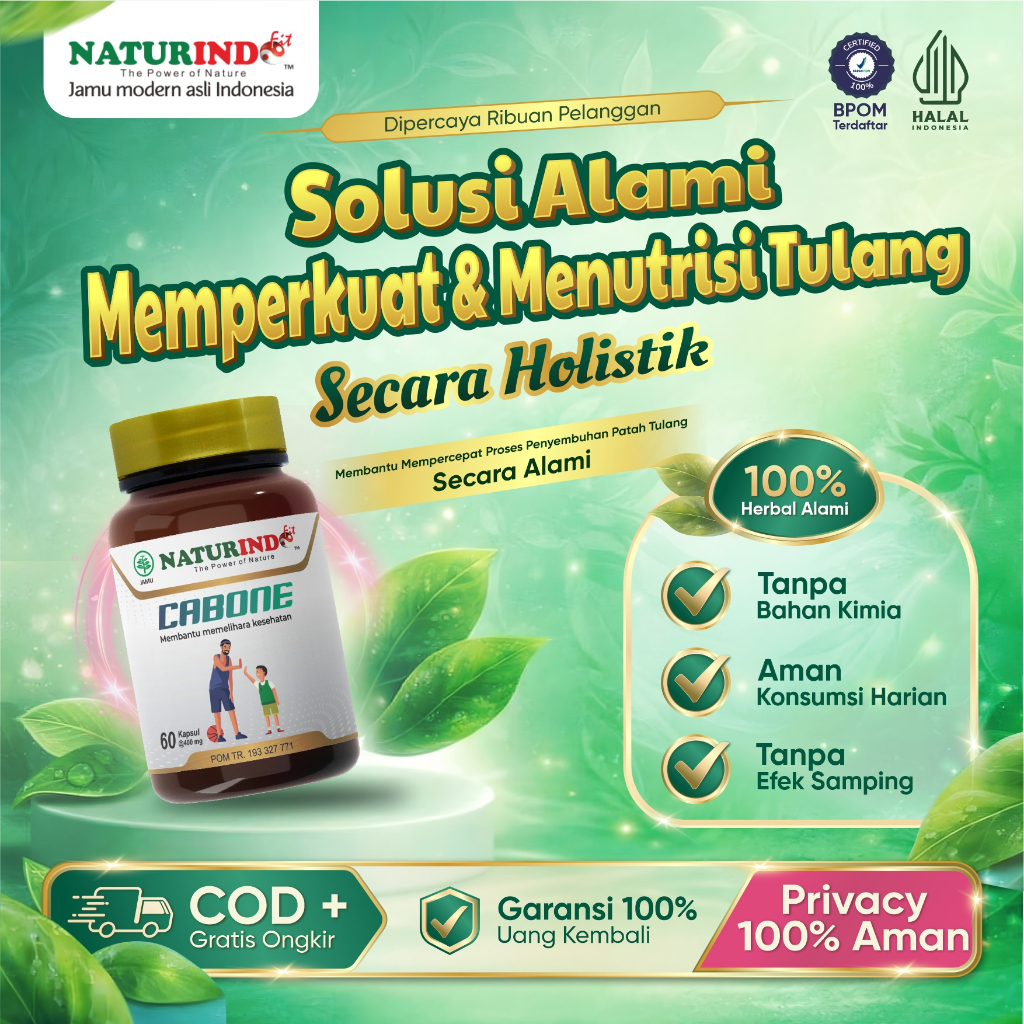 PATAH TULANG RETAK CABONE NATURINDO