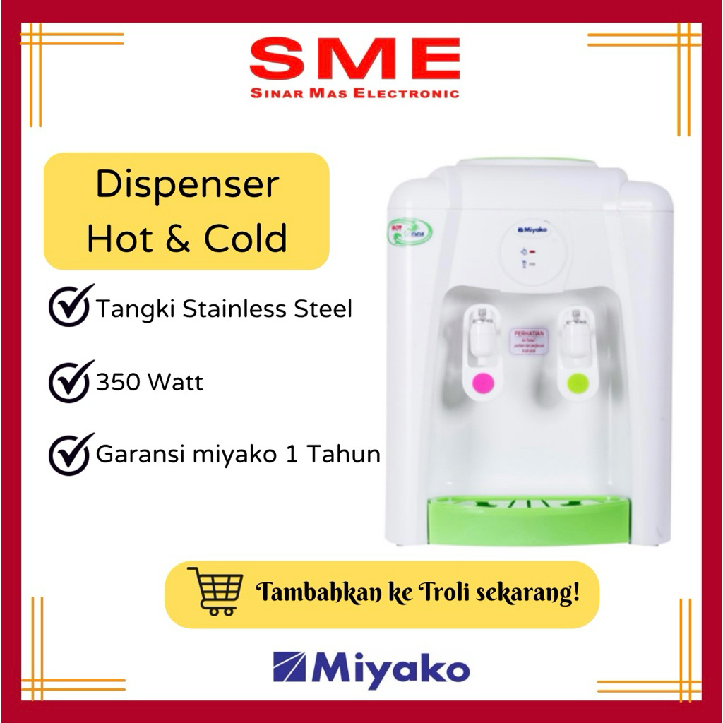 Dispenser MIYAKO Panas & Dingin - WD290