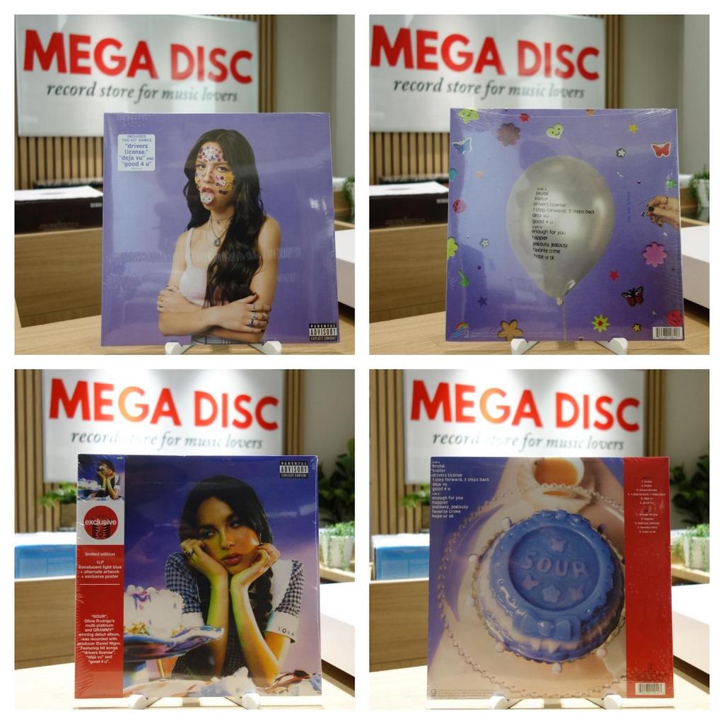 LP Olivia Rodrigo - Sour Album Vinyl Record Piringan Hitam PH