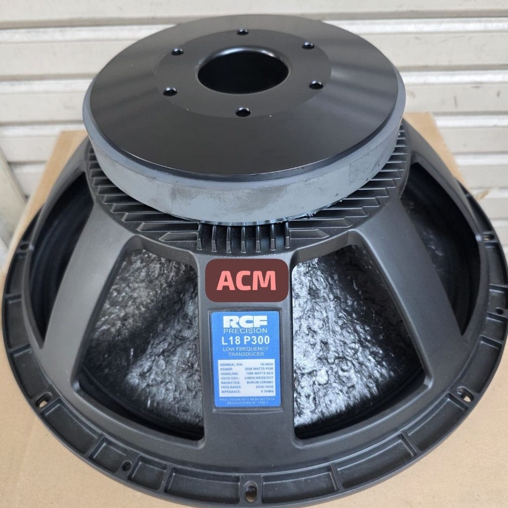 SPEAKER SUBWOOFER RCF L18P300 DAUN COATING DEPAN 18P300