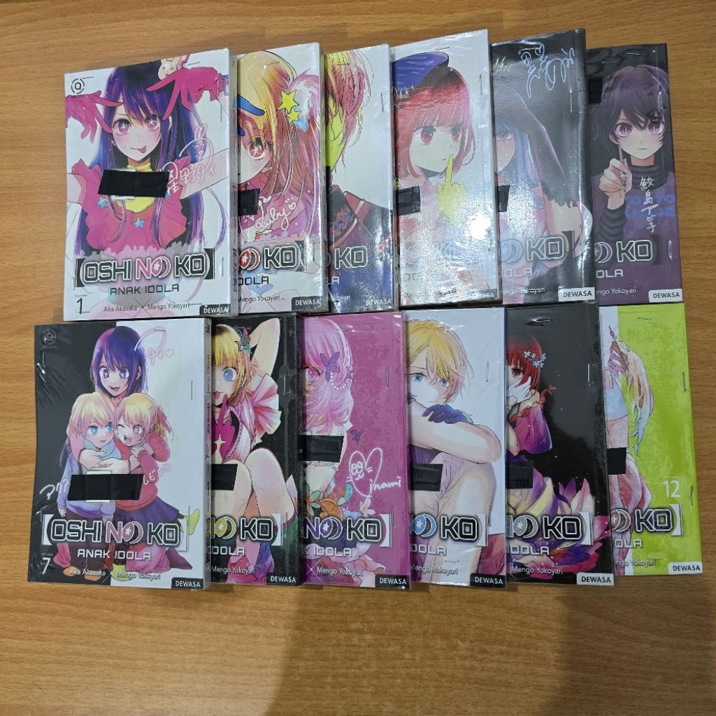 Bundle Komik Oshi No Ko Volume 1-12 Preloved