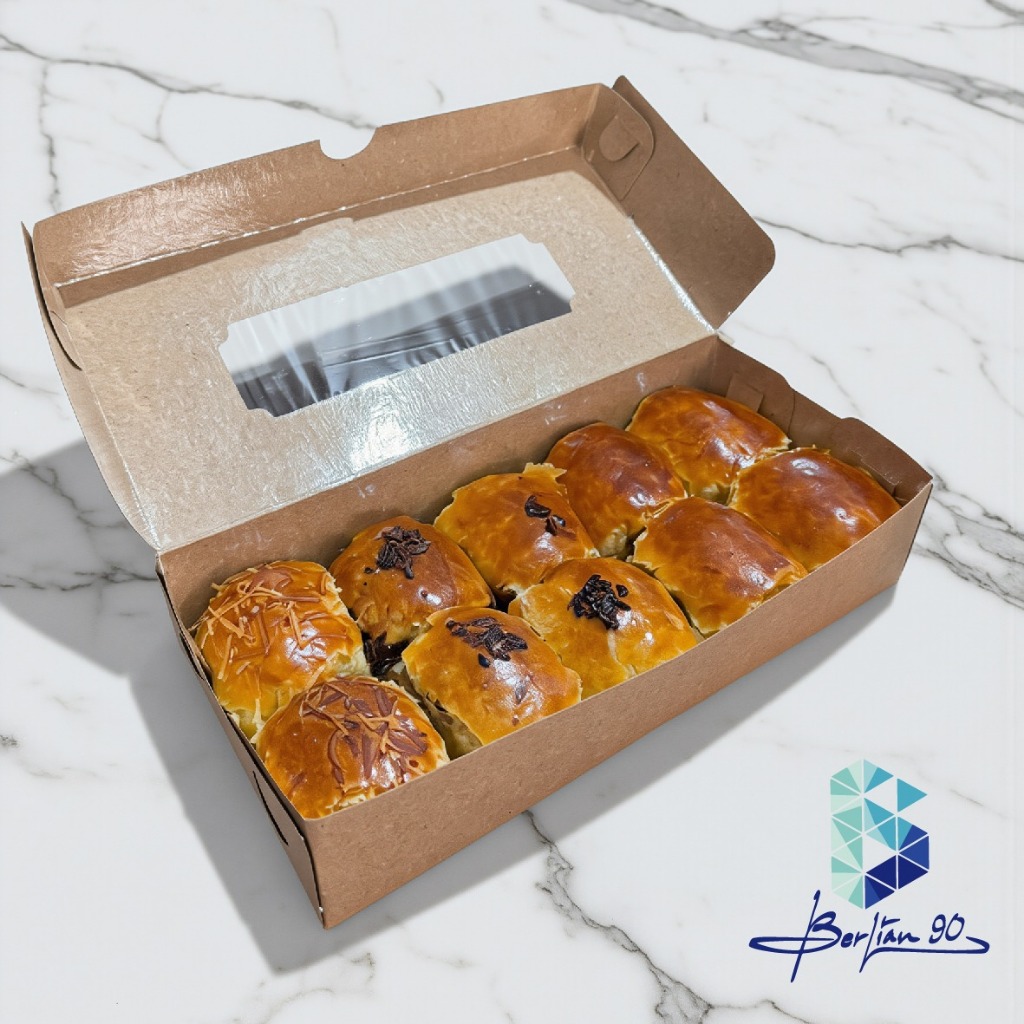 ( ISI 50 ) Box Bolen Pisang - Dus Bolen Pisang Keju